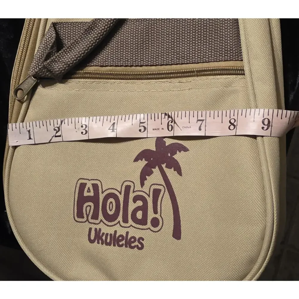Hola Ukelele Case Adjustable Shoulder Strap 2 Handles Zipper Pocket Music